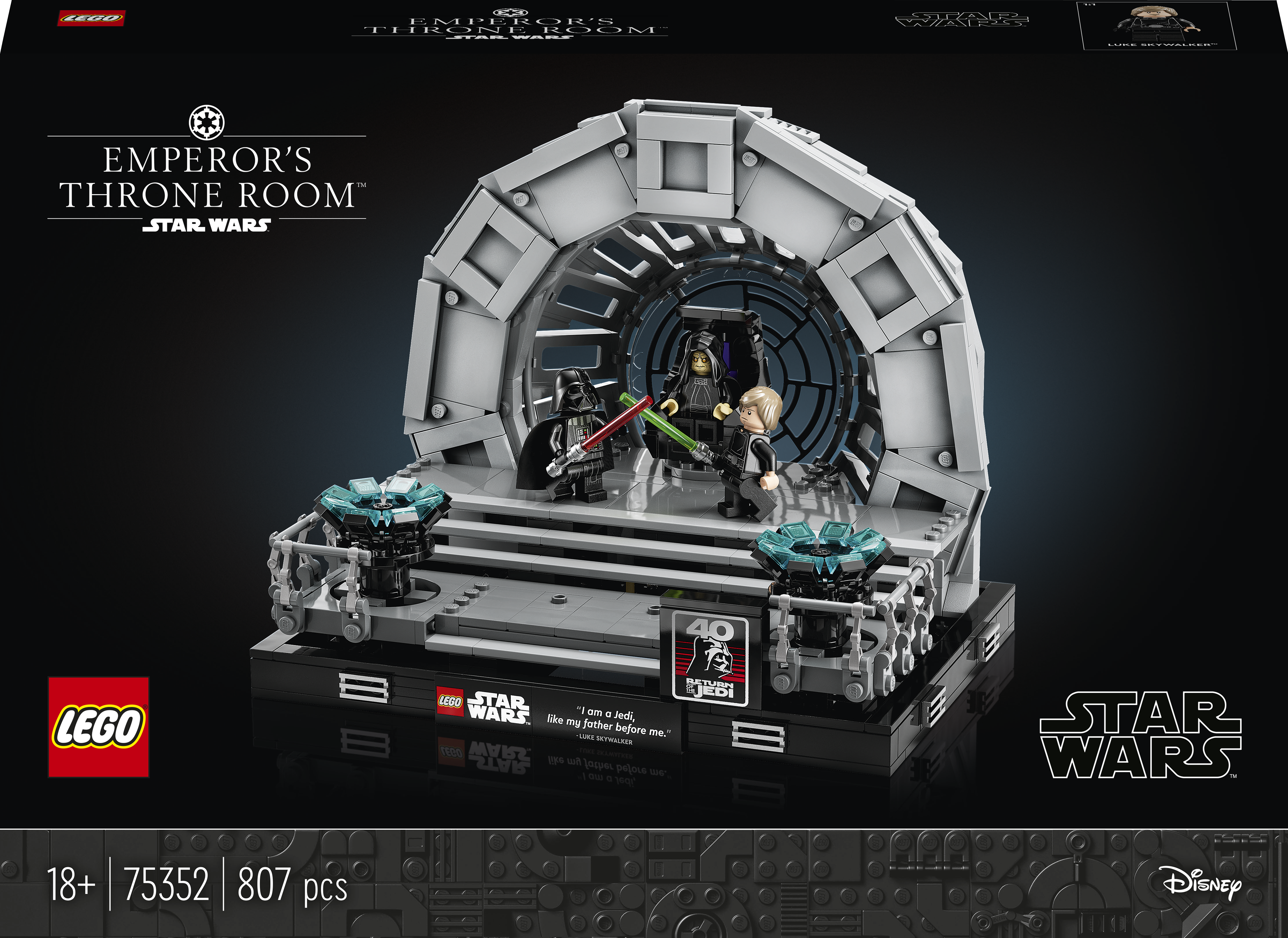 Emperor's Throne Room™ Diorama 75352, Star Wars™
